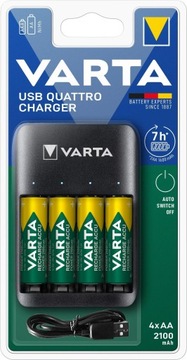 Зарядний пристрій VARTA VALUE USB QUATTRO