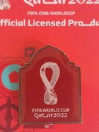 Значок Чемпионат мира Катар 2022 логотип щит