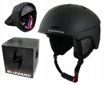 Лыжный шлем BLIZZARD SPIDER black 60-63 L + pok