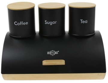 Набор хлебобулочных изделий + контейнеры кофе чай сахар BL