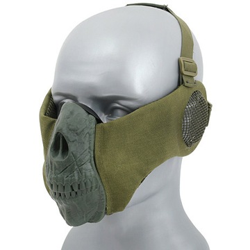 CS Skull Face захисна маска з захисними вухами