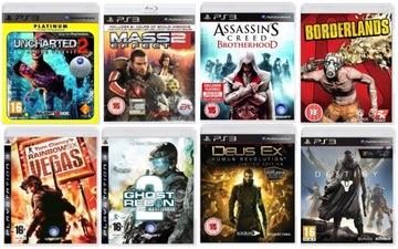 Набір Uncharted / Mass Effect / Assassin's Creed / Borderlands PS3 8