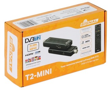 Тюнер декодер сигнала T2-MINI DVB-T2 HEVC USB
