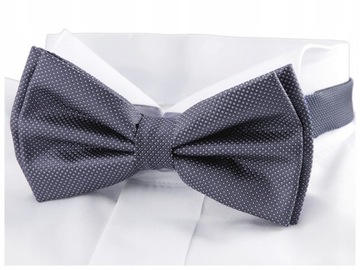 Жаккардовый галстук-бабочка + подарочная коробка мужская Муха для рубашки из микрофибры GREG mz57