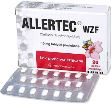 ALLERTEC WZF 10 мг 20таблетка препарат алергія