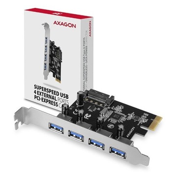 Контролер PCIe 4X порт USB 3.2 GEN 1, PCEU-430VL,