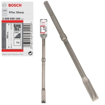 Bosch зубило Mercury Sharp SDS-MAX 25 X 400mm САМОЗАТАЧИВАЮЩЕЕСЯ 2608690124