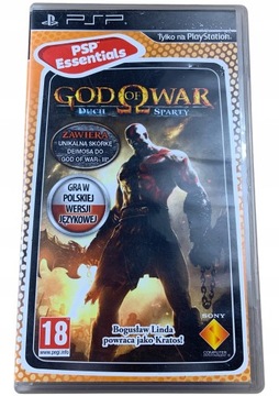 God of WAR Sparta Spirit диск Ideal-комплект для PSP