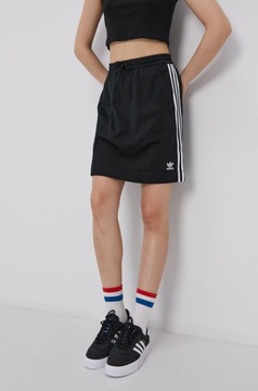 Y3529 adidas Originals юбка H37774 спортивная черный мини прямой 40