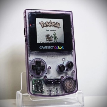 Game Boy COLOR transparent violet оригинал красивое состояние