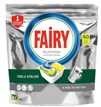 Капсули для посудомийної машини FAIRY Platinium Lemon 60