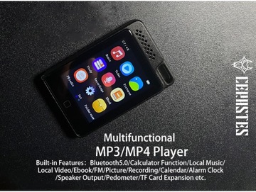 Mp4 сенсорный экран Bluetooth 5.0 многофункциональный16 г