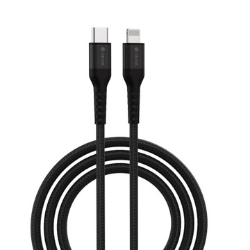 Devia кабель Gracious EC409 PD USB - C-Lightning 1.5 m 3A черный