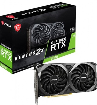 MSI GeForce RTX 3060 12GB DDR6 192bit VENTUS 2X OC