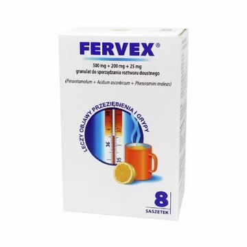 INPHARM FERVEX, 8 пакетиків