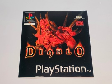 ОРИГИНАЛЬНАЯ ПЕРЕДНЯЯ КРЫШКА DIABLO PS1 PSX