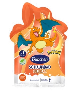 Bubchen, жидкость для ванны Pokemon Glurak, 40 мл