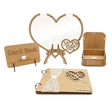 3D свадебная гостевая книга с подставкой для почтовых ящиков с рамкой для гостевых подписей большая любовь