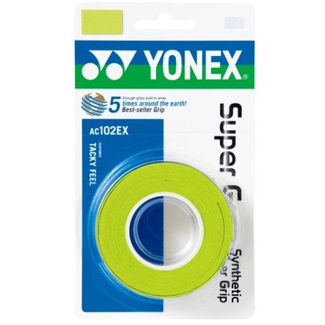 Yonex 3 обертывания для ракетки теннис бадминтон сквош
