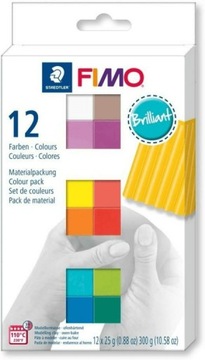 Fimo Soft 12x25g основні кольори
