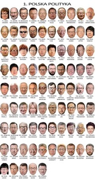 Маска Tusk, Schetyna, Gowin, Terlecki, Gliński,