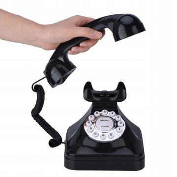 Проводной телефон Vbestlife Vintage WX3011 черный