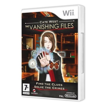 CATE WEST The VANISHING FILES - новый Wii