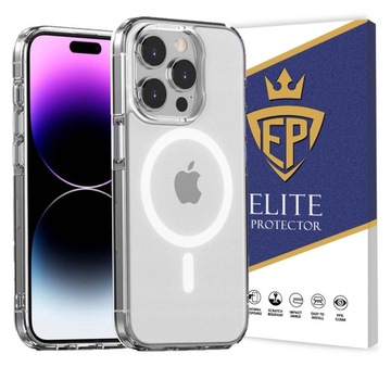 ЧОХОЛ ДЛЯ ТЕЛЕФОНУ APPLE IPHONE 13 PRO CLEAR MAGSAFE ARMOR + СКЛО
