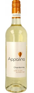 БІЛЕ ВИНО APPALINA CHARDONNAY БЕЗАЛКОГОЛЬНЕ 0% 0,75 Л