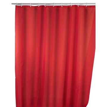 Текстильная занавеска для душа Красная 180 x 200