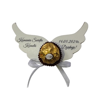 Крила ангела солодкий подарунок шоколад ferrero подяку Причастя