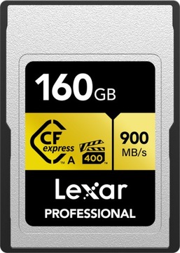 Карта пам'яті Lexar CFexpress Pro Gold R900 / W800 VPG400 160GB Type A 160GB