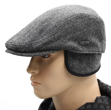Мужская шапка-ушанка премиум 100% шерсть