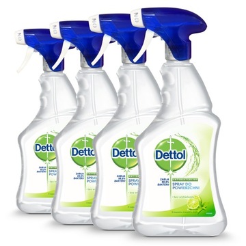 Dettol набор антибактериальный спрей Лайм 4шт.