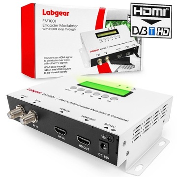 Цифровой модулятор HD HDMI к DVB-T 35mer / 100dbuv