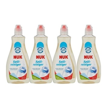 Жидкость для мытья бутылок 4X 500ml NUK