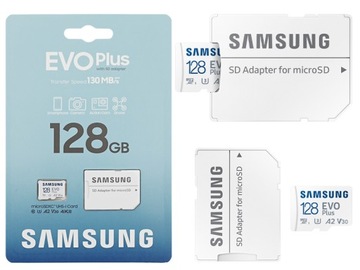 Карта Micro SD Samsung EVO PLUS 128GB 130mb / S V30