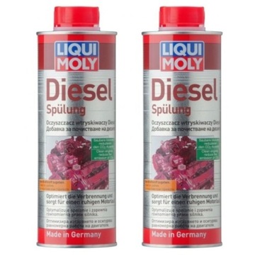 2x LIQUI MOLY топливная добавка очистка инжектора очищает Дизель 500