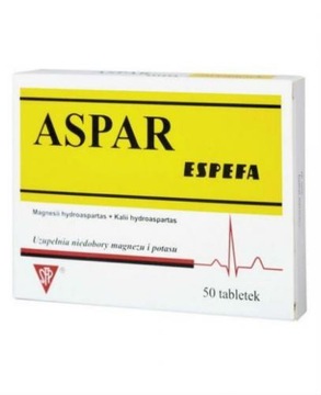 ASPAR Espefa 50 табл. Магний Калий