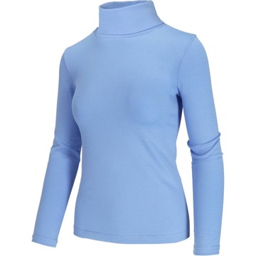 Водолазка жіночий тонкий еластичний светр Синій M