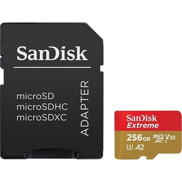 Карта памяти SanDisk Extreme 256 ГБ