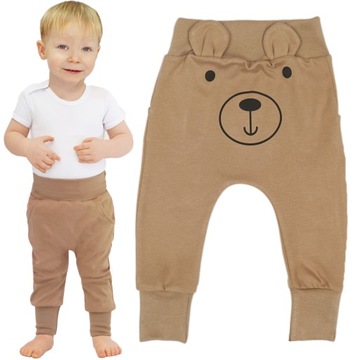 Бежевые штаны Teddy Bear 2 для обучения самообучению детский сад ластик 104