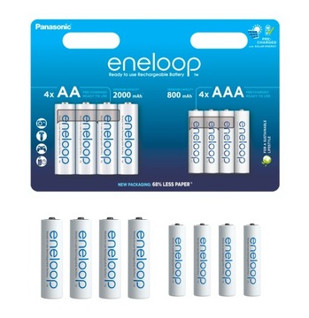 АКУМУЛЯТОР ENELOOP MIX 4X2000MAH + 4X 800MAH