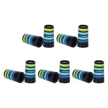10pcs Golf Iron Ferrules End Caps, .370 Golfer Adults Portable Men Style E