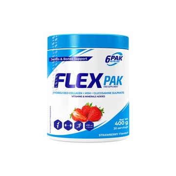 6PAK FLEX PAK 400G восстановление суставов клубника