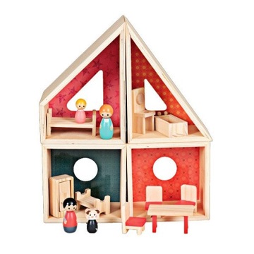 Ae11 дерев'яний ляльковий будиночок дитячі іграшки Egmont