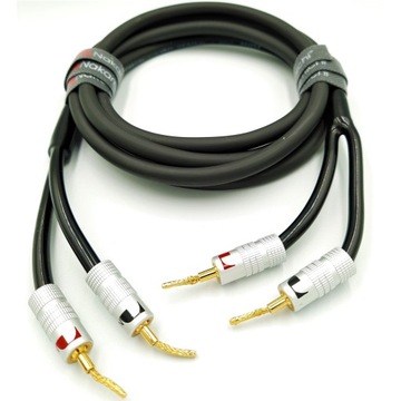 NAKAMICHI акустический кабель 2x4 мм плетеные иглы 3 м