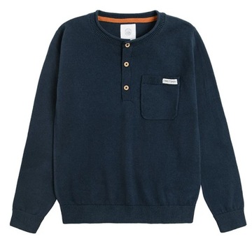 Cool Club светр для хлопчиків темно-синій кишеню р. 128