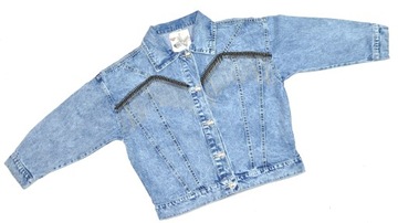 Весняна джинсова куртка для дівчаток р. 164 см