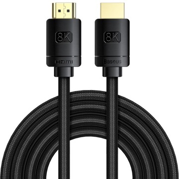 BASEUS кабель кабель HDMI 2,1 8K 60Hz 4K 120Hz ARC HDCP DOLBY 7,1 2M